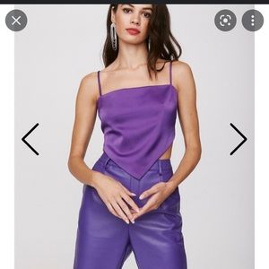 Nasty Gal x Emrata Satin Tank